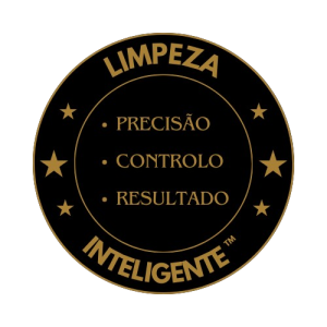 selo do método de limpeza inteligente da top wash, praia, cabo verde